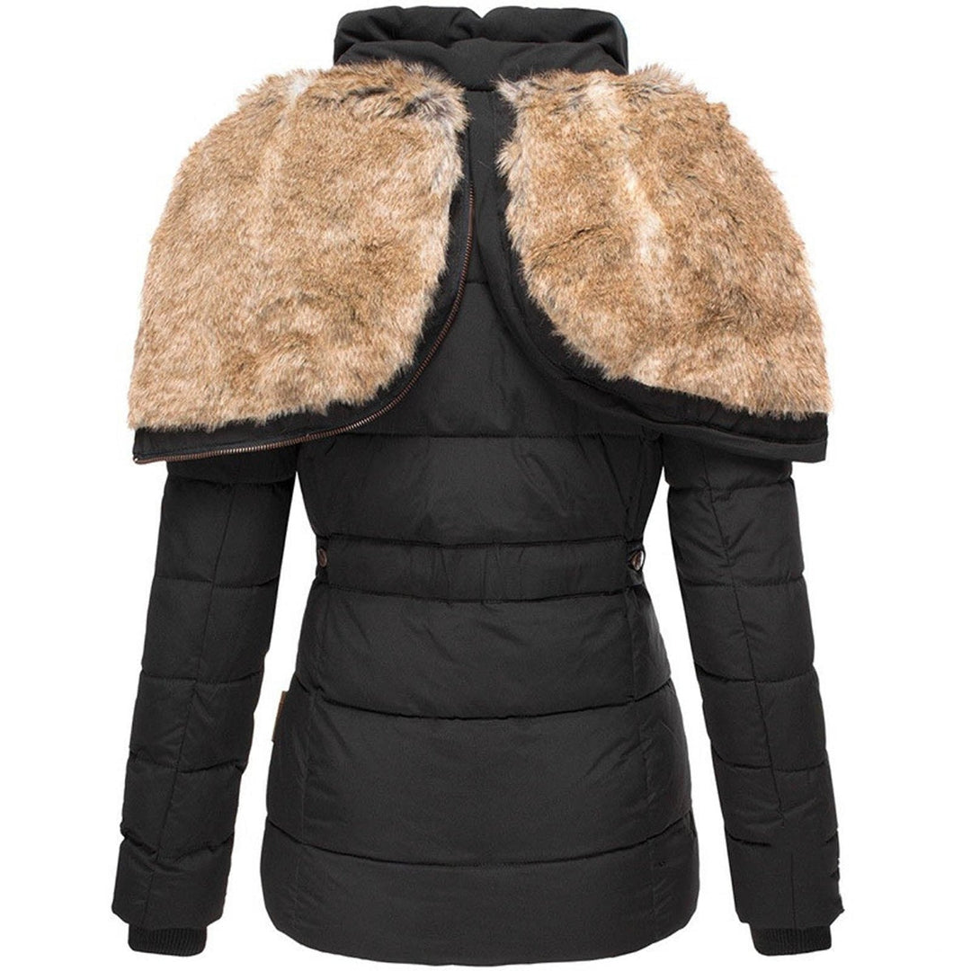 Ava – Faux Fur Lined Quilted Winter Jacket for Women