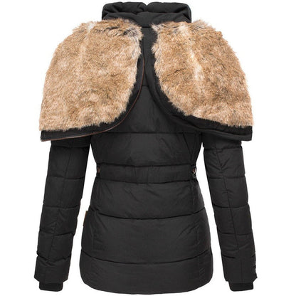Ava – Faux Fur Lined Quilted Winter Jacket for Women