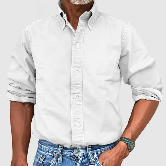 Piotr – Koszula męska casual z długim rękawem