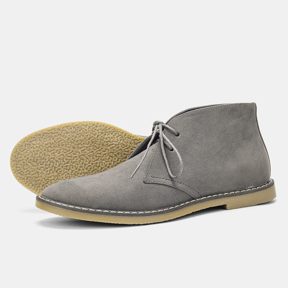 Ethan – Classic Suede Lace-Up Desert Boots for Men