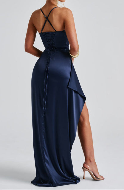Lucía – Draped Slip Women’s Evening Dress