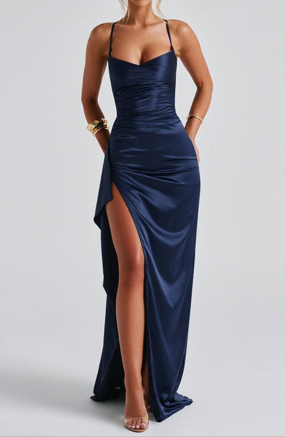 Lucía – Draped Slip Women’s Evening Dress