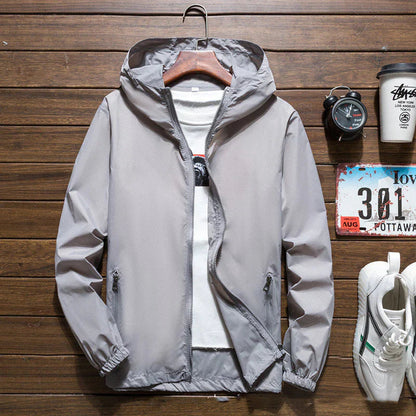 Ethan – Lightweight Hooded Zip Jacket Menswear