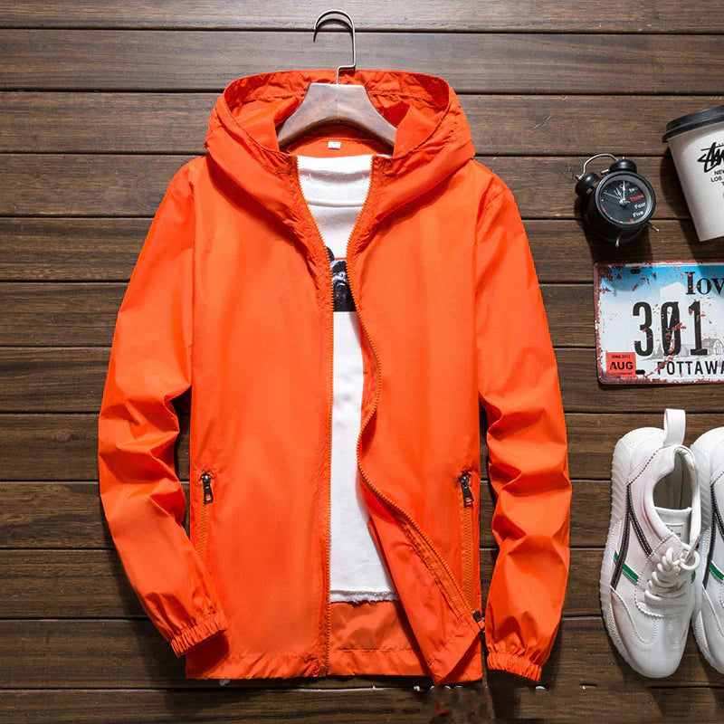 Ethan – Lightweight Hooded Zip Jacket Menswear