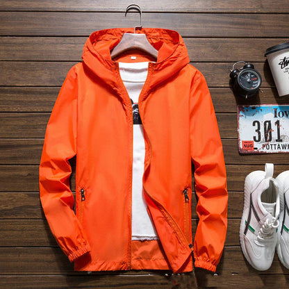 Ethan – Lightweight Hooded Zip Jacket Menswear