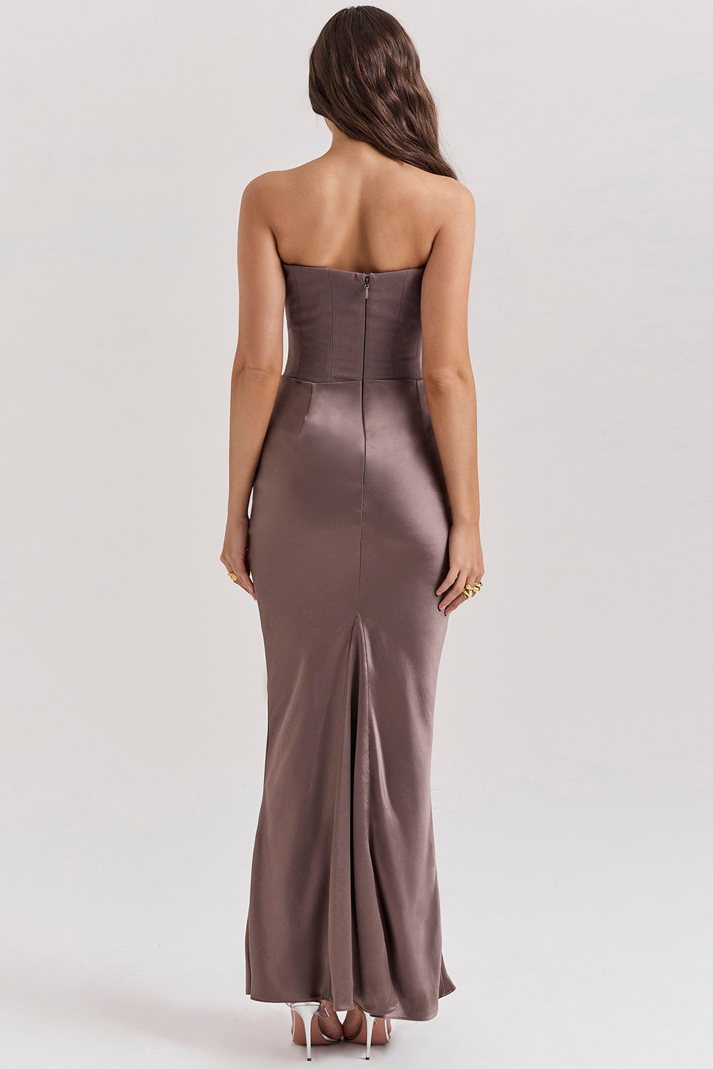 Clara – Sculpted Corset Maxi Dress for Women