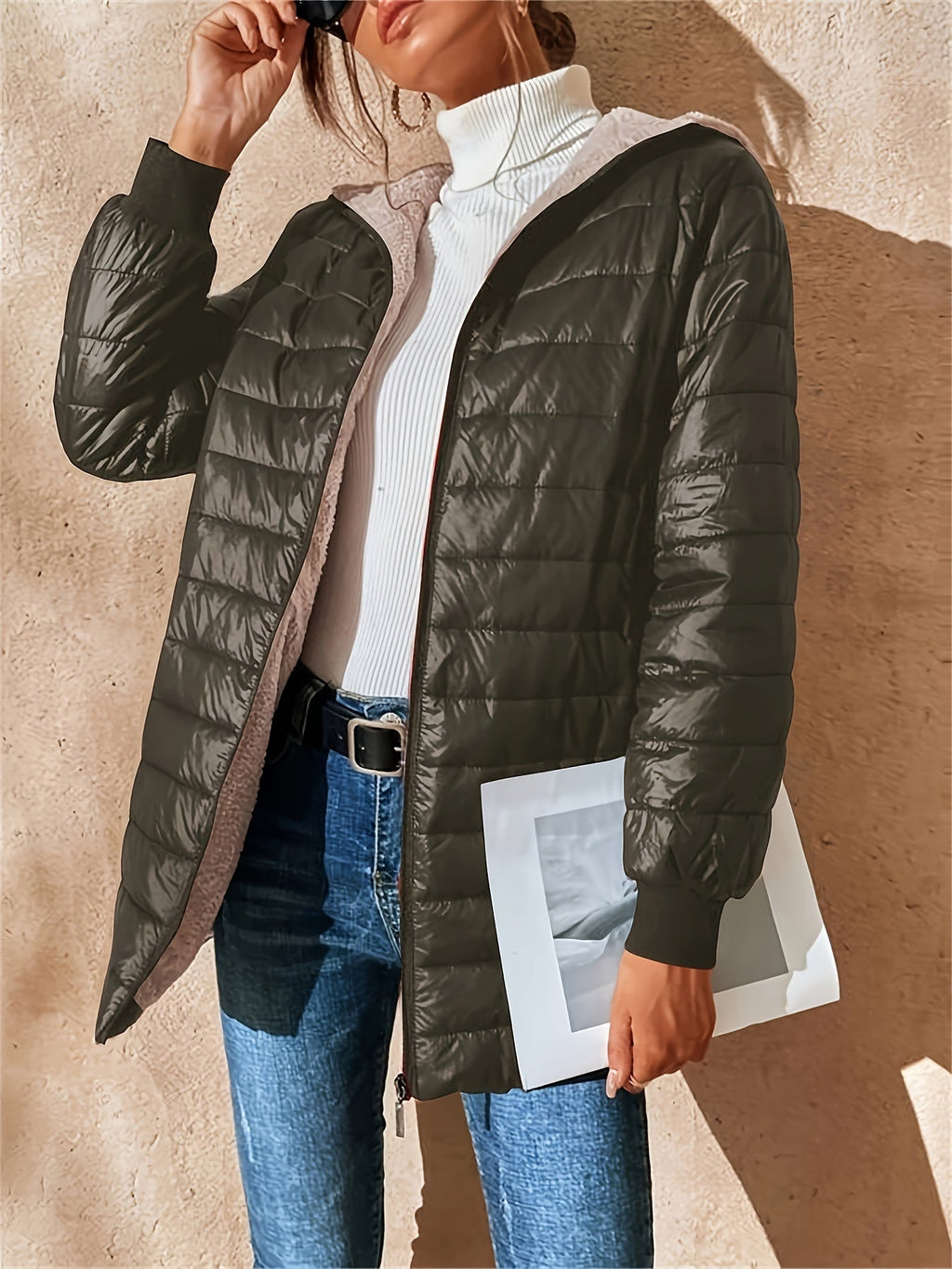 Lux – Pikowana kurtka z ociepleniem