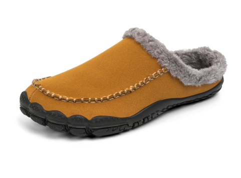 Harvey – Cosy Fur-Lined Slip-On Slippers for Men