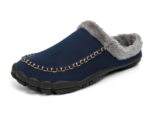Harvey – Cosy Fur-Lined Slip-On Slippers for Men