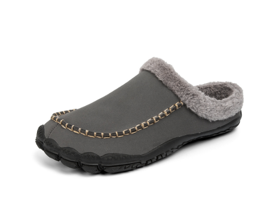 Harvey – Cosy Fur-Lined Slip-On Slippers for Men