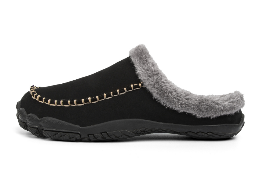 Harvey – Cosy Fur-Lined Slip-On Slippers for Men