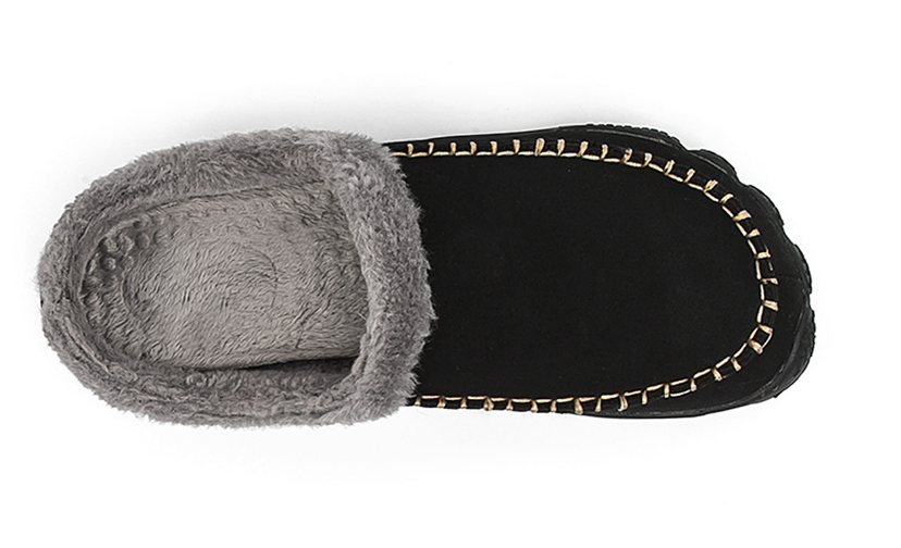 Harvey – Cosy Fur-Lined Slip-On Slippers for Men