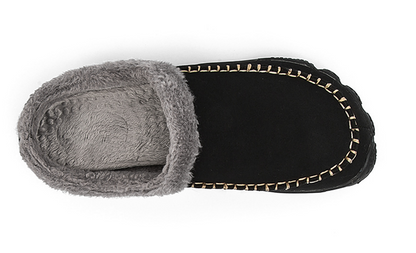 Harvey – Cosy Fur-Lined Slip-On Slippers for Men
