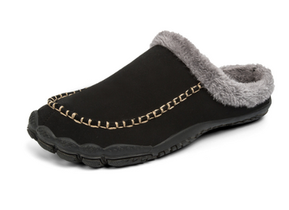 Harvey – Cosy Fur-Lined Slip-On Slippers for Men