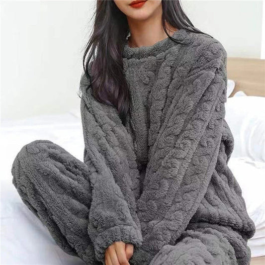Amelia – Cashmere-Feel Plush Lounge Set for Women