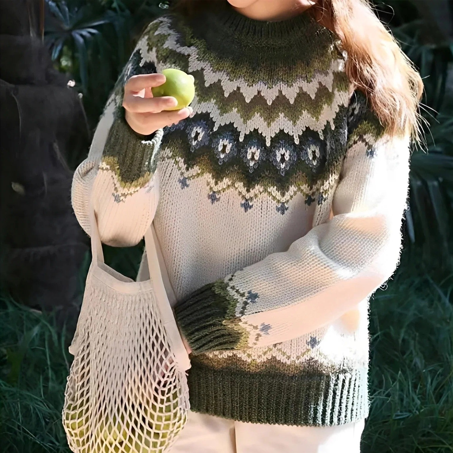 Soraka – Sweter zimowy w stylu nordyckim