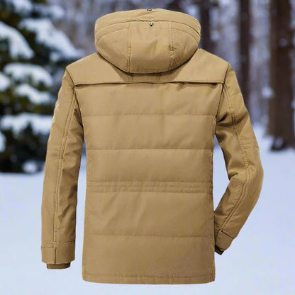 Mason – Fleece-Lined Hooded Winter Jacket for Men
