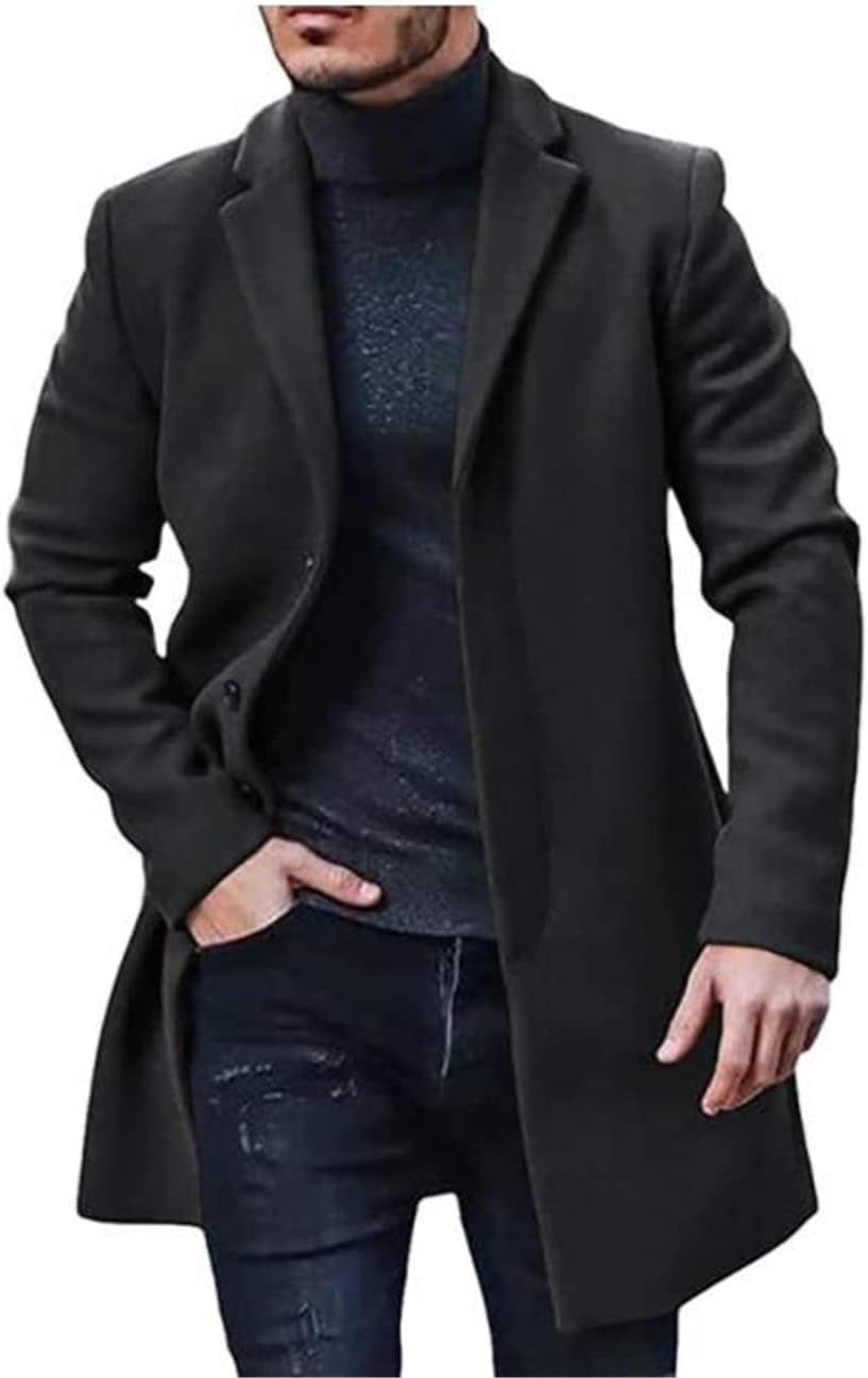Daniel – Tailored Wool-Blend Overcoat for Men