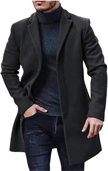 Daniel – Tailored Wool-Blend Overcoat for Men