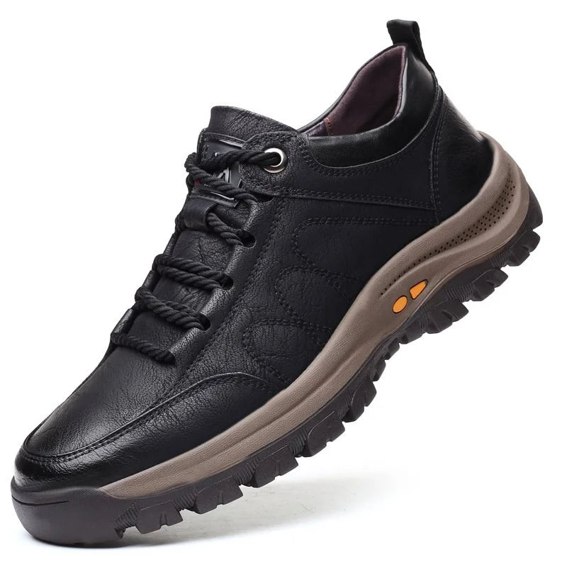 Alan – Męskie skórzane buty casual