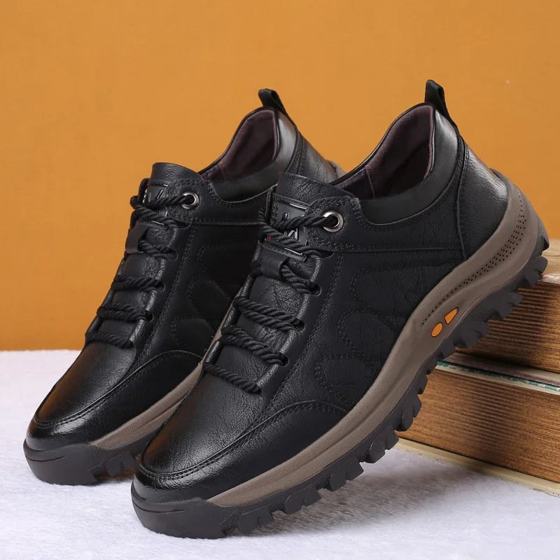 Alan – Męskie skórzane buty casual