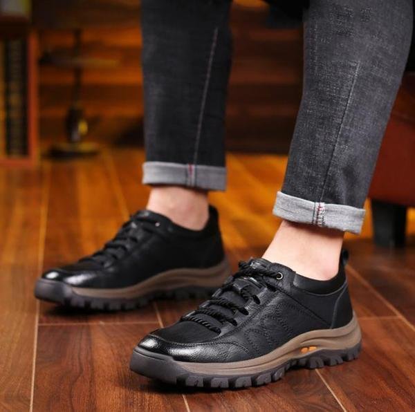 Alan – Męskie skórzane buty casual