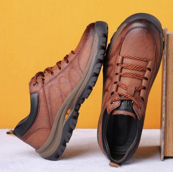 Alan – Męskie skórzane buty casual