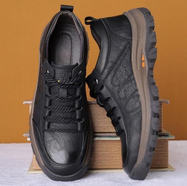Alan – Męskie skórzane buty casual