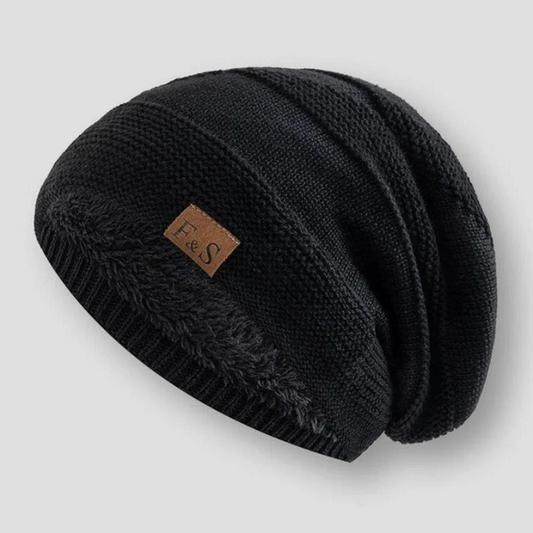 Finn – Fleece-Lined Knit Beanie for Men