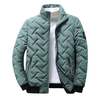 Cole – Quilted Stand-Collar Winter Jacket for Men