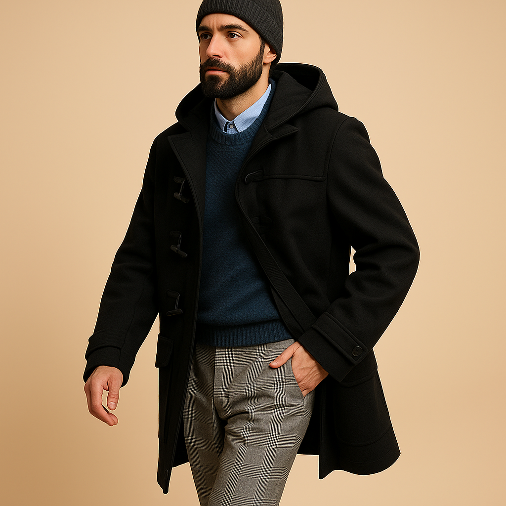 Álvaro – Hooded Toggle Men’s Coat
