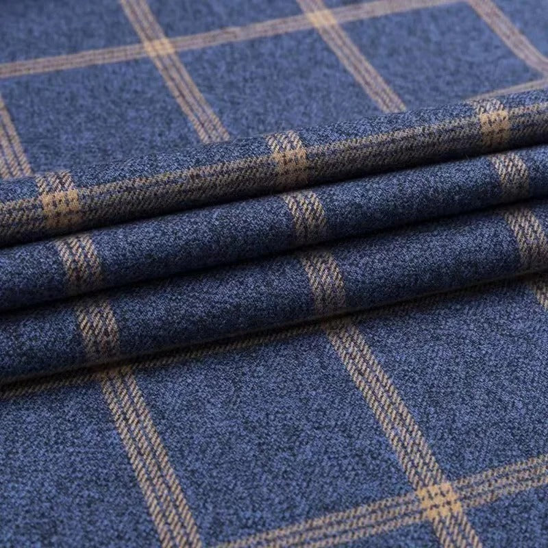 James – Checked Button-Up Flannel Shirt for Men