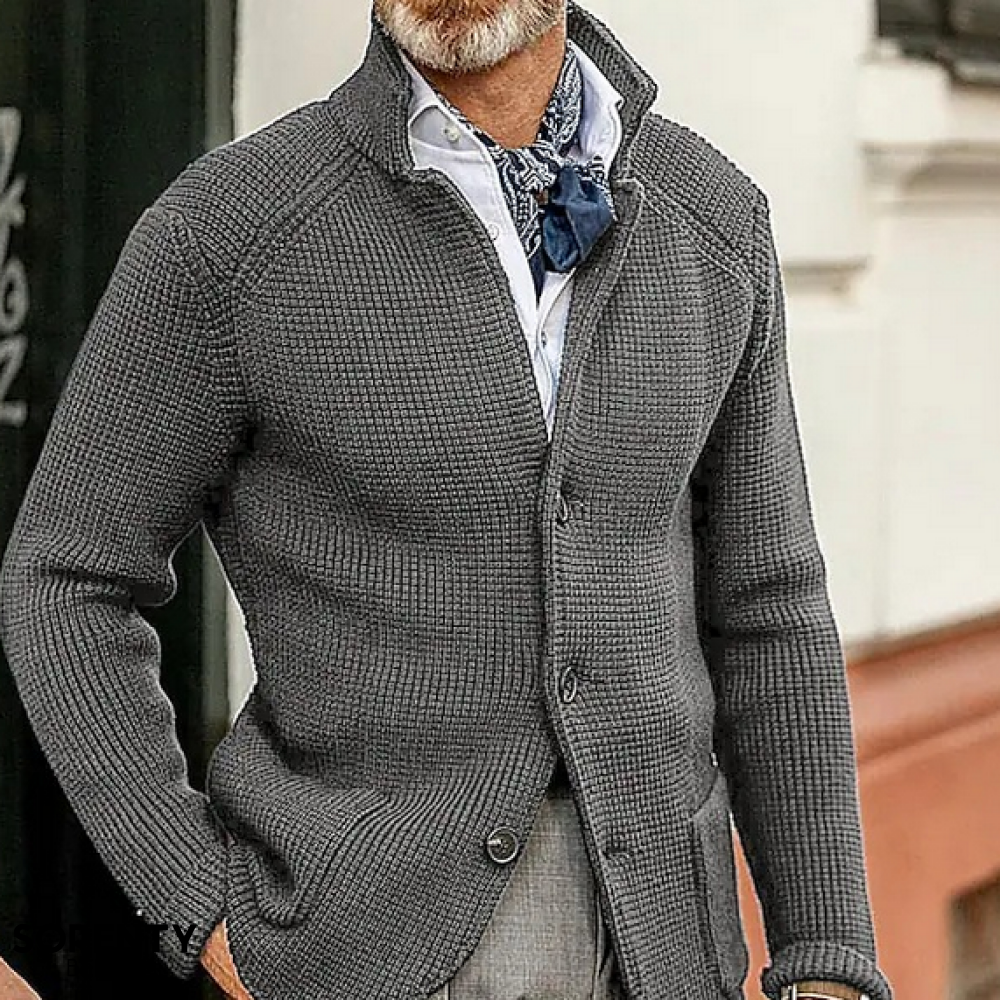 Hugo – Knit-Looking Men’s Cardigan Jacket