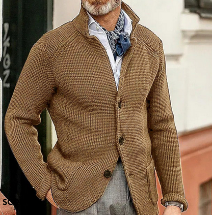 Hugo – Knit-Looking Men’s Cardigan Jacket