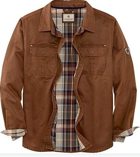 Men's all-season waxed trucker jacket, waxed cotton, classic style, structured seams, durable outerwear, rugged sophisticatio
