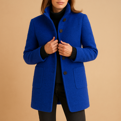 Sophie – Tailored Wool-Blend Winter Coat for Women