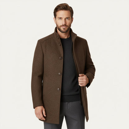 Andrés – Tailored Men’s Wool-Like Coat