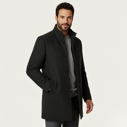 Andrés – Tailored Men’s Wool-Like Coat