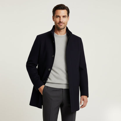 Andrés – Tailored Men’s Wool-Like Coat