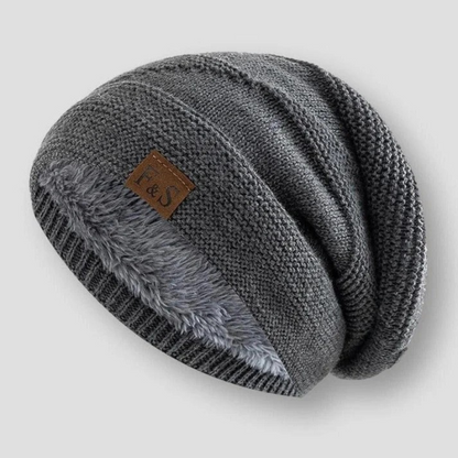 Finn – Fleece-Lined Knit Beanie for Men